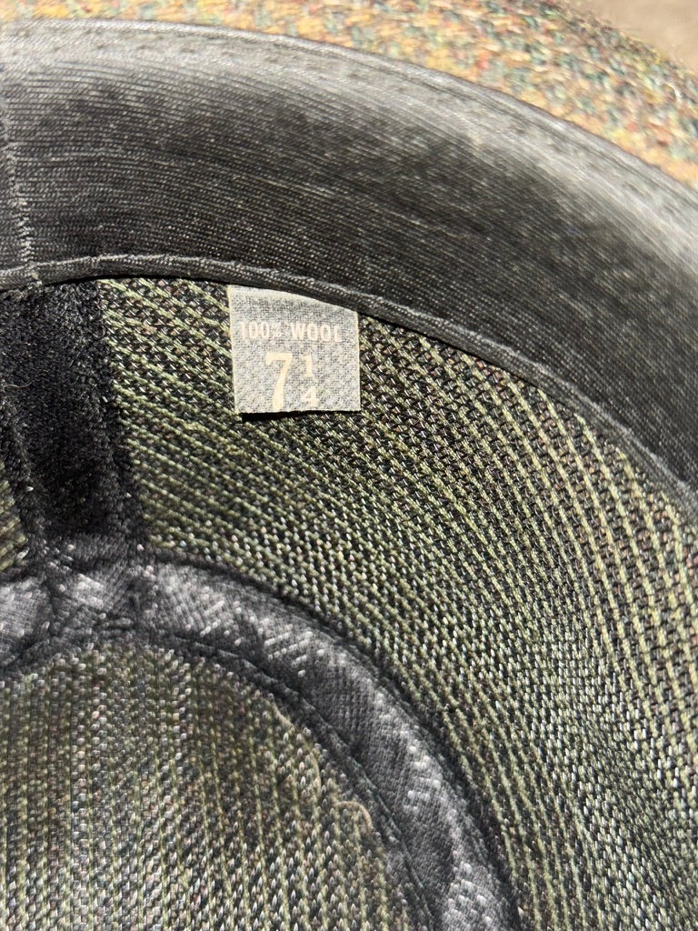 Goorin Bros. Hartman Fedora Hat - Brown Tweed Woven Fabric (Size 7 1/4)