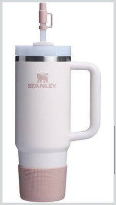 STANLEY Bota y Tapa Protectora para Pajita Rosa Atardecer 30 y 20 oz