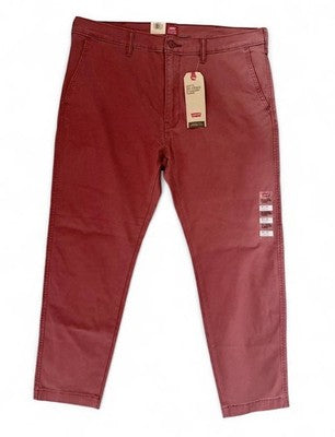 Pantalón Chino Levis XX para Hombre 38X30 Color Apple Butter Elástico y Entallado - Nuevo con Etiquetas
