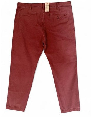 Pantalón Chino Levis XX para Hombre 38X30 Color Apple Butter Elástico y Entallado - Nuevo con Etiquetas