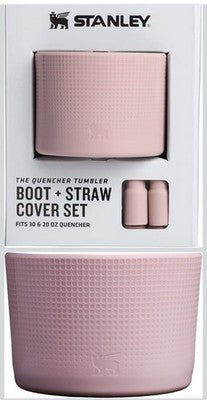STANLEY Bota y Tapa Protectora para Pajita Rosa Atardecer 30 y 20 oz