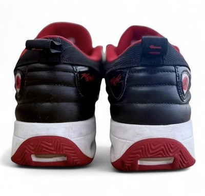 Zapatillas Jordan Max Aura 6 Bred negras y rojas para hombre, talla 8