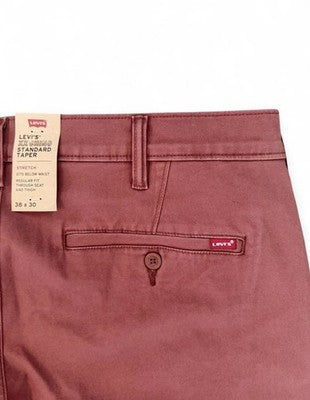 Pantalón Chino Levis XX para Hombre 38X30 Color Apple Butter Elástico y Entallado - Nuevo con Etiquetas