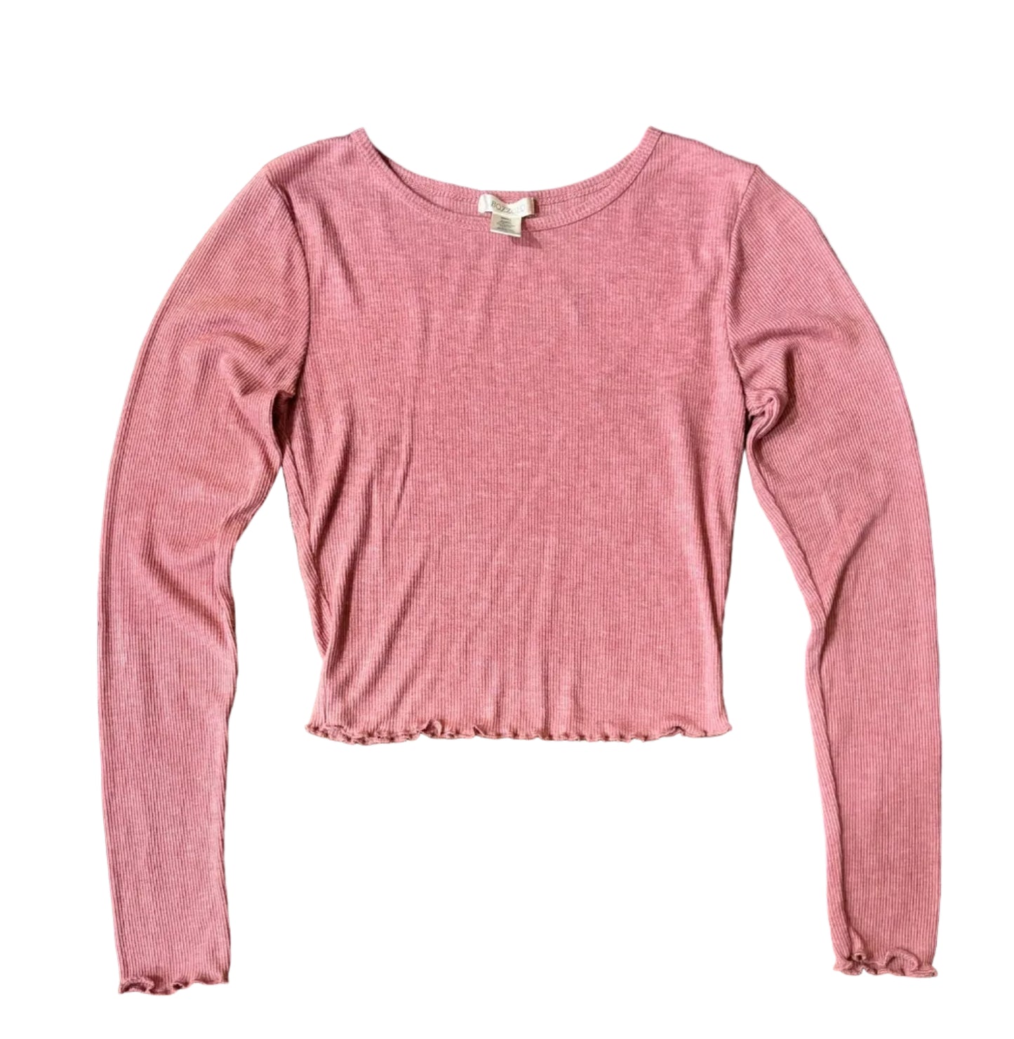 Pink long-sleeve shirt 