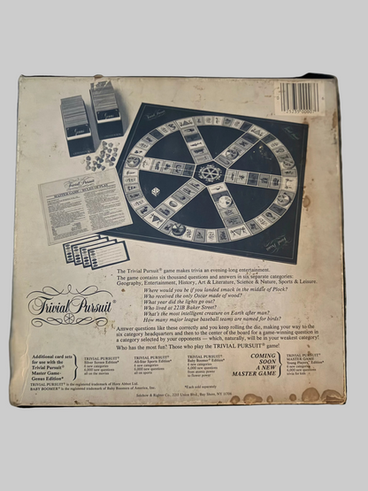 Vintage 1981 Trivial Pursuit Master Game Genus Edition Complete Horn Abbot