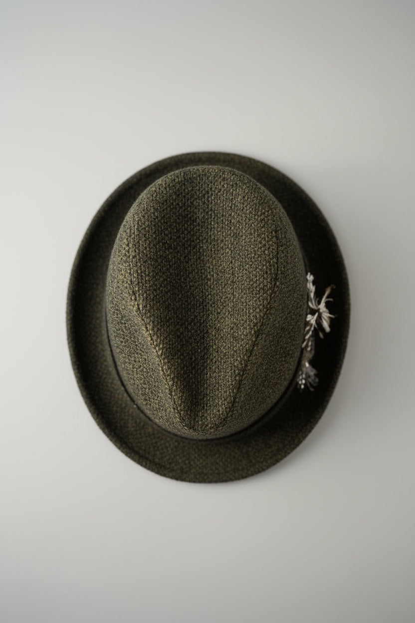 Gray fedora