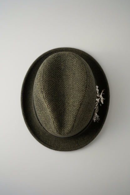 Gray fedora