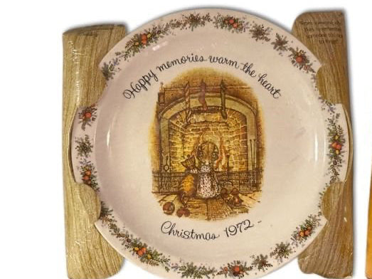 Holly Hobbie Collector Plate Set 1972 Christmas 1975 Mother's Day NEW IN BOX