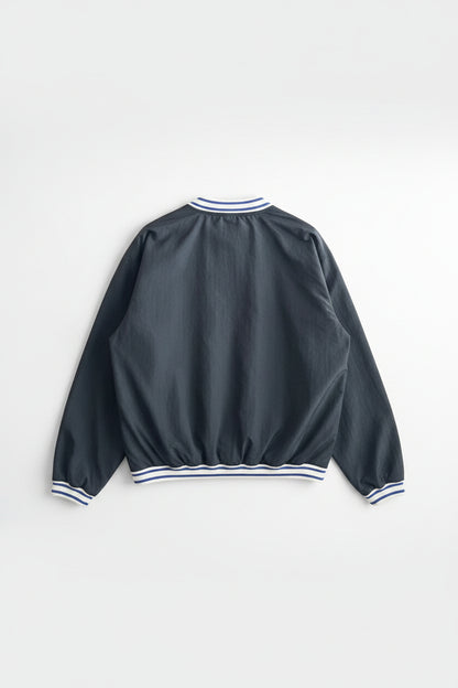 VTG 90s Converse All Star V-Neck Pullover Windbreaker Jacket Black M/L Men