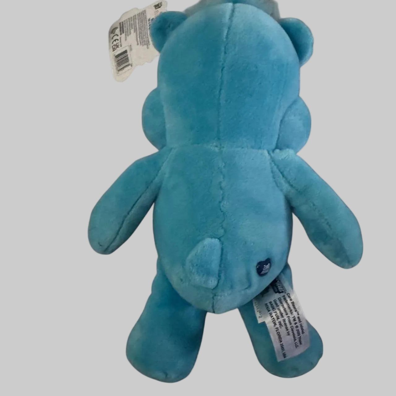 Care Bears Grumpy Bear Glitter Belly Peluche 9" Azul NWT Coleccionable